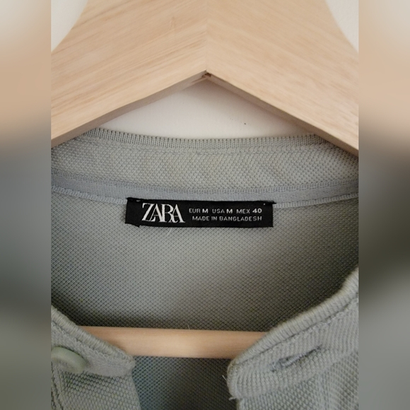 Mens zara Polo shirt size medium - Picture 3 of 5